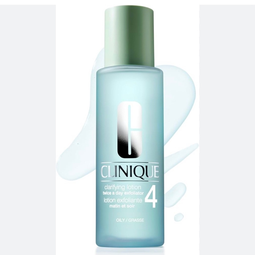 Clinique Clarifying Toner in Light Blue with Pale Green Cap